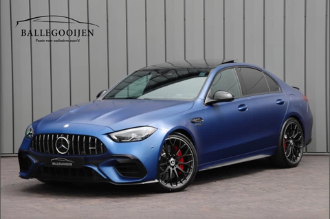 Mercedes-Benz C-Klasse AMG 63 S E Performance | 680PK | Head-up | Schaalstoelen | Carbon | Burmester | Sfeerverlichting | Track-pace | Stoelkoeling | 2023.