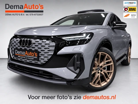 Audi Q4 Sportback e-tron 50 quattro 21" 3X S-LINE LEDER+ M-STOELEN/PANO/H-UP/SONOS/DAB/CARPLAY/ADAPT-CRUISE///