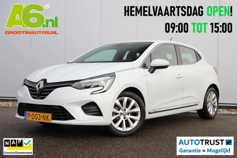 Renault Clio 1.0 TCe Intens Half Leder LED 16 inch LMV Keyless Navigatie Achteruitrijcamera Sfeerverlichting Carplay Android PDC