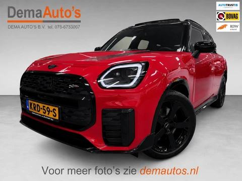 Mini Countryman 1.5 C John Cooper Works XL NW-PRIJS 67DEURO/MASSAGE+M-STOELEN/PANO/LEDER/H-UP/SFEERVERL/360CAM/H-KARDON///