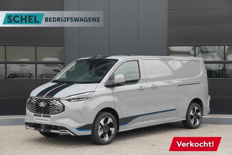 Ford E-Transit Custom 340 L2H1 Sport 71 kWh 218pk - 2x Schuif - ACC - B&O - Navi - Stoel/Stuurverwarming - 360 Camera - Blindspot - Rijklaar