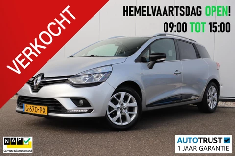 Renault Clio Estate 0.9 TCe Limited Navigatie Carplay Android 15 inch LMV Airco Cruise Control Parkeersensor