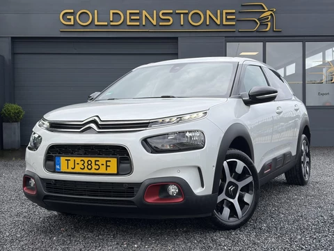 Citroen C4 Cactus 1.2 PureTech Shine 131pk,6 Bak,D-riem vv in 2024,Pano,Trekhaak,Camera,Navi,Dodehoek,Keyless,Clima,Cruise,N.A.P,Recent beurt gehad,Pdc V+A,Lm velgen,Apk tot 06-2027