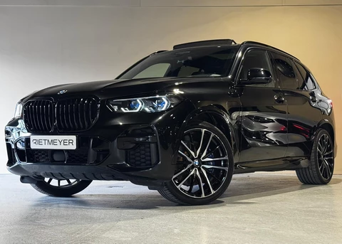 BMW X5 xDrive45e M-sport High Executive |Pano |Carbon int. |M perf. zetels |Skylounge |Luchtvering |HUD |Stoelverkoel. |Memory |360°