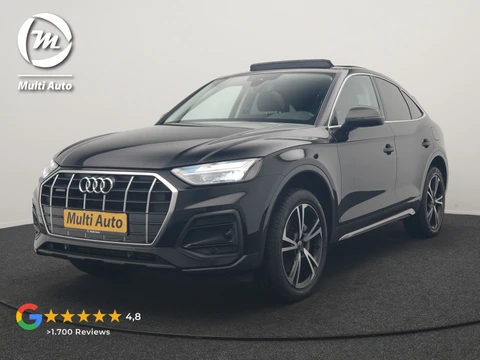 Audi Q5 Sportback 50 TFSI e Advanced edition PHEV 300pk Dealer O.H | Panodak | Camera | Sportstoelen Verwarmd | Cruise Control | Navigatie | DAB | Virtual | 20"L.M | Plug In Hybrid |