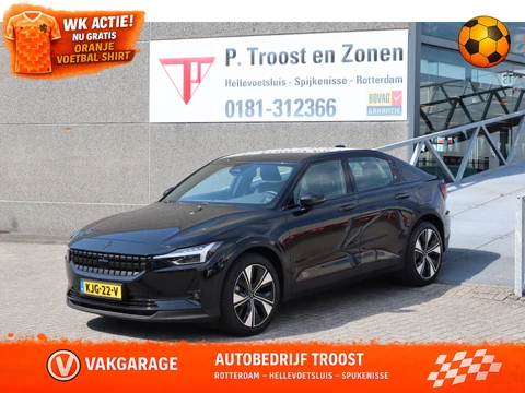 Polestar 2 Long Range Single Motor 78 kWh Pilot pack/Stoelverwarming/360 graden camera/Bestuurderstoel met geheugen/Apple carplay/Lane assist/Adaptieve cruisecontrol/Dode hoek assistent