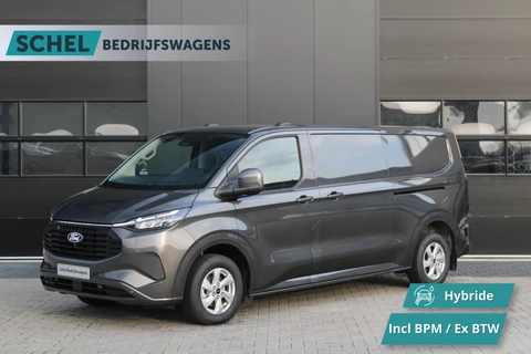 Ford Transit Custom 320 2.5 PHEV L2H1 Limited 232pk - 2x Schuifdeur - Trekhaak - Stoel/Stuurverwarming - Keyless - Rijklaar