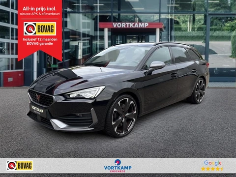 CUPRA Leon Sportstourer 1.4 TSI VZ e-HYBRID ZWENK.TREKHAAK/ACC/STUUR+STOELVERW/FULL-LINK/NAVI