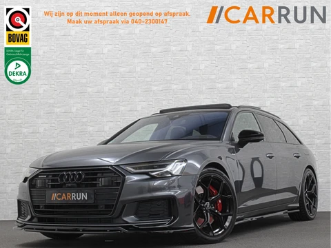 Audi A6 Avant 55 TFSI e Quattro Competition S-Line | #RS-Stoelen | Panorama | Soft-Close | 360 Camera | B&O Sound | ACC | Keyless-Entry | 4-Zone Clima | Trekhaak | Matrix-LED | Leder-Pakket | Sfeerverlichting | 20'' | Memory | Stuurverwarming | Carplay |