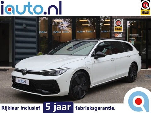 Volkswagen Passat Variant 1.5 eHybrid 272PK R-Line Black Style+ Leder/Pano/IQ.Light/360/Headup/HK/Navi Max/ACC/19"/Trekhaak wegkl.
