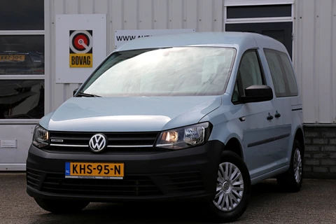 Volkswagen Caddy 1.4 TGI Trendline 7 Persoons*Perfect VW Onderh.*2x zijschuifdeur/Stoelverw./Climate-Control/Camera/Parkeersens.V+A*