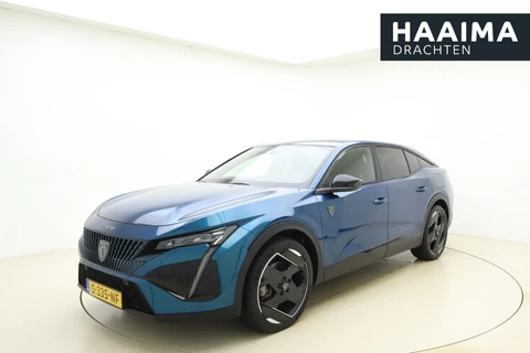 Peugeot 408 1.6 HYbrid GT 225pk EAT8 First Edition | Adaptive Cruise Control | Matrix LED | Stoelverwarming | Verwarmd stuurwiel | Handsfree achterklep | Keyless Entry & Start | AGR Bestuurdersstoel | Camera | 20'' 'Monolithe' velgen | 1e Eigenaar