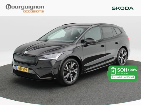 Skoda Enyaq 85 Sportline 286 Pk | Stoel/Stuur Verwarming | Trekhaak | Camera | Adaptive Cruise | CarPlay | Navigatie | Matrix Led | 20 Inch | 37.475 Km !!
