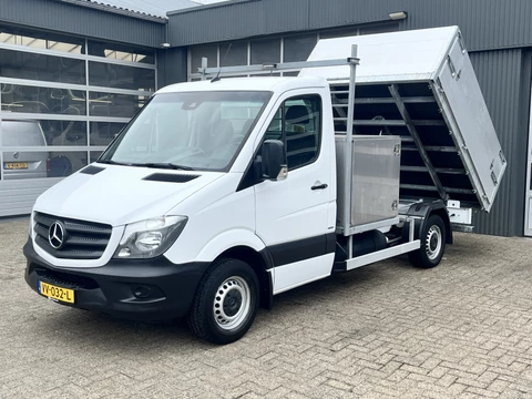 Mercedes-Benz Sprinter 316 1.8 NGT 366 CNG en Benzine 157pk Automaat Pick-up Open laadbak Kipper Gereedschapskist 3-Persoons Telefoonverbinding