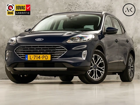 Ford Kuga 2.5 PHEV Titanium 225Pk Automaat (VIRTUAL COCKPIT, APPLE CARPLAY, GROOT NAVI, CAMERA, TREKHAAK, SPORTSTOELEN, KEYLESS, CRUISE, LANE ASSIST, NIEUWSTAAT)