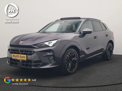 CUPRA Terramar 1.5 TSI e-Hybrid VZ Copper Edition PHEV 272pk DARK VOID METALLIC | Panodak | Head Up | Adaptive Cruise | 360 Camera | Lederen Sportstoelen Memory & Verwarmd | Sennheiser Premium Audio | Matrix LED | Sfeerverlichting | Stuur Verwarmd | Keyless | Blis |