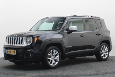 Jeep Renegade 1.4 MultiAir Limited Leer, Cruise, Climate, Camera, Navigatie, Bluetooth, PDC, 17''