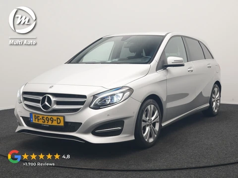 Mercedes-Benz B-Klasse 180 123pk Dealer O.H | Trekhaak | Camera | Cruise Control | Led Koplampen | Navigatie | Lederen Sportstoelen | 17"L.M |