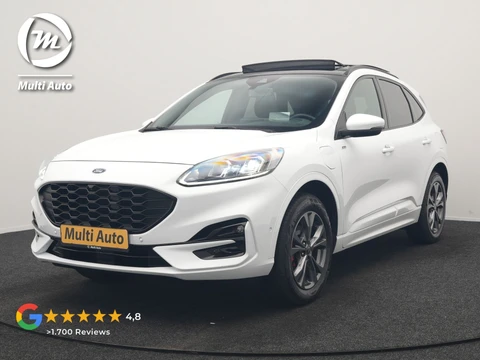 Ford Kuga 2.5 PHEV ST-Line 225pk Dealer O.H | Trekhaak Af Fabriek | Panodak | Adaptive Cruise | 360 Camera | Head Up | Sportstoelen & Stuur Verwarmd | Apple Carplay | Keyless | Pilot Assist | BLIS | Virtual | Navigatie | DAB | 18"L.M | Plug In Hybrid |