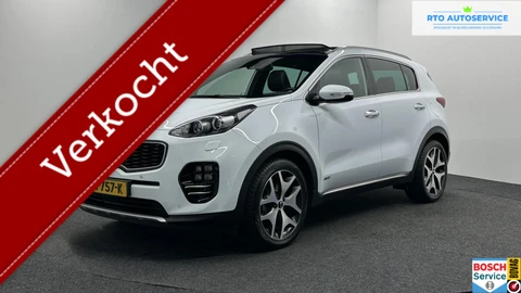 Kia Sportage 1.6 T-GDI 4WD GT-Line PANO LEER NAVI CAMERA STOEL VERWARMING/VERKOELING.