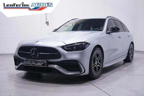 Mercedes-Benz C-klasse Estate 200 Launch Edition AMG Line NAP 1e eigen. nw.prijs:63750.- Navigatie premium-pack wegklapbare-trekhaak electrische-achterklep electrisch verstelbare voorstoelen met memo private-glas ECC led-verlichting ACC 360-camera DAB-ontvangst kevlar-inlegdelen stoelverwarming APPLE-carplay