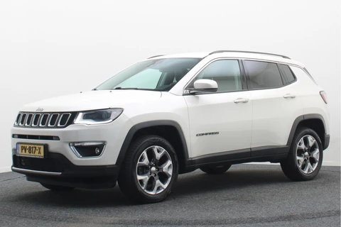 Jeep Compass 1.4 MultiAir Limited 4x4 Leer, Apple Carplay, Trekhaak, Memory, Stuur-/Stoelverwarming, PDC, 18"
