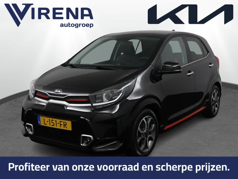 Kia Picanto 1.0 DPi GT-Line Navigatie - Achteruitrijcamera - Lederen bekleding - Climate control - Cruise control - Virena zekerheidspakket € 895,-