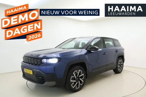 Jeep Compass Altitude 74 kWh | DEMO | Speciale 8 jaar garantie | Navigatie | Climate control | Stoel & Stuurverwarming | Keyless | Zwart dak