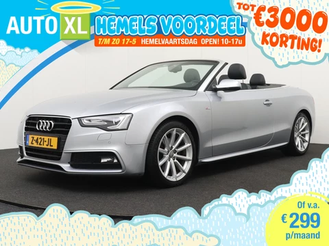 Audi A5 Cabriolet 1.8T 177 PK Aut S-Line Leder/Sportstoel Nek+Stoelverw Camera