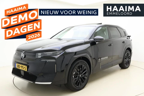 Citroen C5 Aircross Max 210pk Comfort Range 73 kWh | 100% Elektrisch | Full Options | 20" lichtmetalen velgen 'Obsidian' | Panoramisch schuif-kanteldak | Ambiance Hype Grey | Warmtepomp | 3 fase 11kWh publiekladen of 160kWh snelladen
