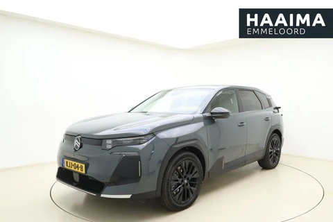 Citroen C5 Aircross Max 210pk Comfort Range 74 kWh | 520 Km range WLPT | Warmtepomp | 20 Inch zwarte velgen | Luxe Interieur Ambiance Hype Grey | Stoel Verwarming voor en achter | Stoel Ventilatie | Stoel Massage | Trekhaak Afneembaar