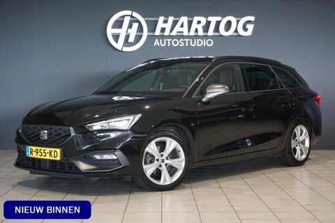 SEAT Leon Sportstourer 1.5 eTSI FR Business Intense * DEALER ONDERHOUDEN * + CAMERA / KEYLESS / ELEK. TREKHAAK / STUURWIELVERWARMING