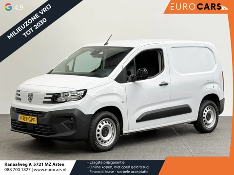 Peugeot Partner 1.5 BlueHDi 130PK L1 Automaat Airco Cruise Control Apple Carplay/ Android Auto Trekhaak Blindspot Rondomzicht camera volledig digitaal instrumentenpaneel