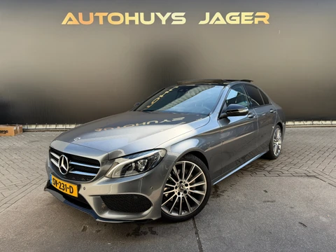 Mercedes-Benz C-klasse 200 AMG Sport Edition Pano Camera Trekhaak Sensoren Automaat