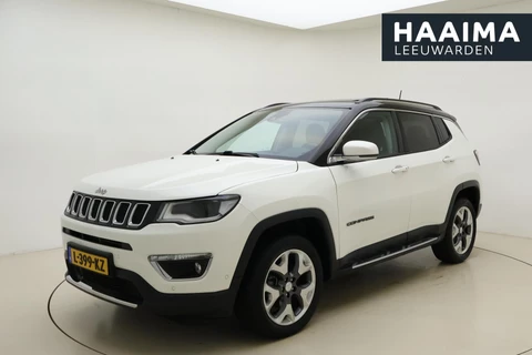 Jeep Compass 1.4 MultiAir Limited 4x4 Apple Carplay/Android Auto | Voorstoelen verwarmd | Climate control | Lederen bekleding | Cruise control | Lichtmetalen velgen 17'' |
