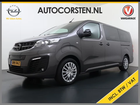 Opel Zafira e-Life Vivaro e Vivaro Combi Electric Zafira Electric L3 8-Personen L3 75 kWh Camera Apple Carplay Android Dual-ECC PDC-a+v Stoelverwarmd bordherkenning Cruise Control Led Keyless Priv.Glass Led Licht+Zichtpakket Spoorassist Dubbele Schuifdeur  Lengte 3 Grootste Accu-pakket 1.000kg Trekvermogen  € 67.000 nieuw !