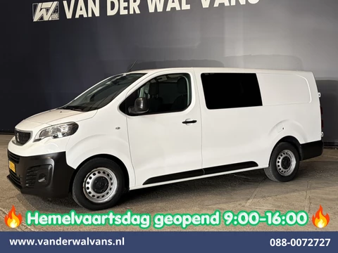 Peugeot Expert 2.0 BlueHDI 123pk L3H1 Dubbele Cabine Euro6 Airco | 5-Zits | Navigatie | 2500kg Trekhaak Cruisecontrol, Parkeersensoren