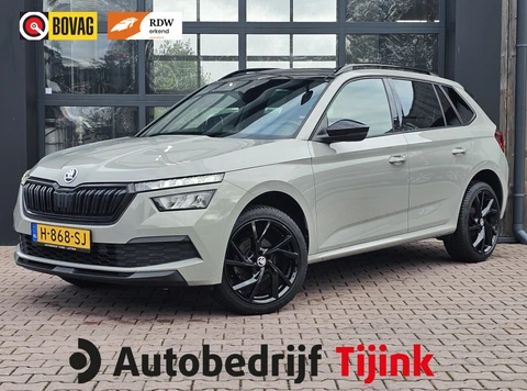 Škoda Kamiq 1.5 TSI ACT Sport Business | Automaat | Pano | Trekhaak | Black pack | Elek. achterklep | App-connect | Lane Assist | Sunset |