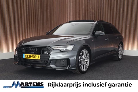 Audi A6 Avant 50 TFSIe 299pk quattro S edition B&O Panoramadak Trekhaak 360Camera Keyless Matrix ACC Stoelverwarming HUD Navigatie 2x S-Line