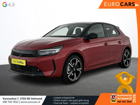 Opel Corsa 1.2 Turbo 136pk Hybrid GS Automaat  Navigatie Apple Carplay/Android Auto Camera Parkeersensoren Cruise Control Dodehoek assistent Stoel- en stuurverwarming Full-LED-Matrix-koplamp Airco Lichtmetalen velgen