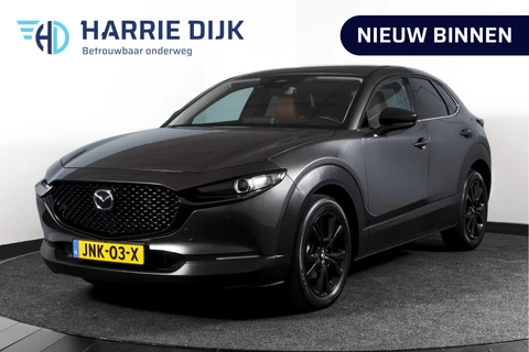Mazda CX-30 2.0 e-SkyActiv-X 186 PK M Hybrid Nagisa Org. NL. | Adapt. Cruise | Trekhaak | Stoelverw. | PDC | Camera | NAV + Carplay/Android | ECC | Bose | Elek. Klep | LM 18" |