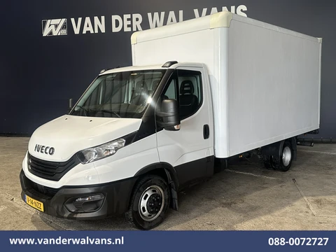 Iveco Daily 35C16H 157pk Bakwagen Laadklep Dubbel Lucht Euro6 Airco | 1010kg laadvermogen Bijrijdersbank