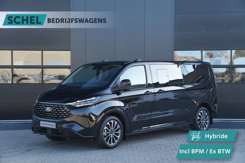 Ford Tourneo Custom 340 2.5 PHEV L2H1 Titanium X 232pk | ACC | Pano | B&O | Elek. schuifdeuren | 360 camera | Elek-Trekhaak | Prijs excl. BTW | Rijklaar