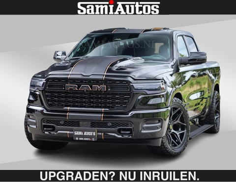Dodge Ram Pick-Up LIMITED SPORT H.O 540 PK | €84950,- excl | Massage + Full Option | De Meest Luxe en Volle in zijn Klasse | Comfortabele Dubbele Cabine met Royale 5 Zitplaatsen | BPM vrij | Nu Leverbaar uit Voorraad | Voorraad Nr 2355 - 5149 | De specialist in Amerikaanse pick‑ups in Nederland en Europa.