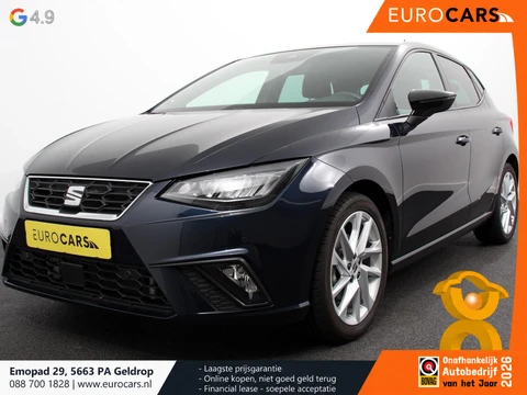 SEAT Ibiza 1.0 TSI 110pk DSG FR Automaat Navigatie Apple Carplay/Android Auto Camera Parkeersensoren Adaptive cruise control Keyless Entry/Start Virtual Cockpit Stoelverwarming Ledverlichting Getinte ramen