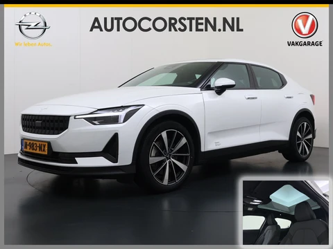 Polestar 2 Long Range Warmtepomp Panoramadak Head-up display Harman&Kardon®-Audio Camera Stoel+Stuur+Achterbankverwarming Elek.Achterklep Google®-Maps Single Motor 78kWh Ecc Elek.Stoel+Memory Apple Carplay Android Auto Lmv Led-Pixel Keyless 1e Eigenaar Dealeronderhouden Origineel Nederlandse Auto