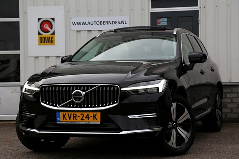 Volvo XC60 2.0 T6 Plug-in hybrid Long Range AWD Plus Bright*Perfect Onderh.*Pano/Elek. Trekhaak/inscription Stoelen/Stoelverw.V+A/Stuurverw./ACC/Pilot ass./360 Camera/Memorie/BLIS/Parkeersens.V+A/19 inch LM*