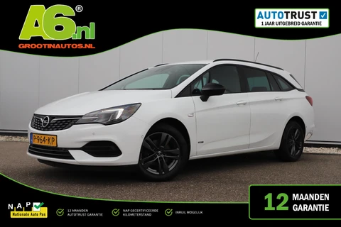 Opel Astra Sports Tourer 1.2 Design & Tech 110PK Navigatie Achteruitrijcamera Clima Cruise Parkeersensor Carplay android 16 inch LMV