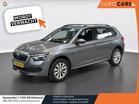 Skoda Kamiq 1.0 TSI 110pk DSG Ambition Navigatie Apple CarPlay Android Auto Parkeerhulp achter Adaptive Cruise Control Stoelverwarming Airco Lichtmetalen velgen