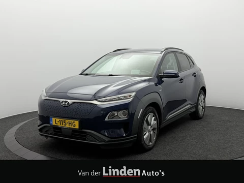 Hyundai Kona EV Fashion 64 kWh 3-Fase SOH 96,6% | Warmtepomp | Camera | Navigatie | Head-Up Display